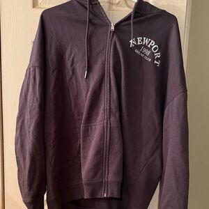 Garage Dark Grey Newport Zip-Up Hoodie